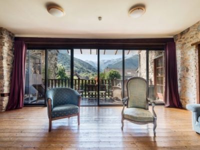 salon du gîte La vue depuis le salon