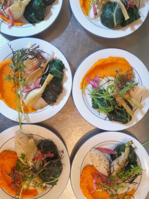 Un repas 100% végétal pour une fin de cure